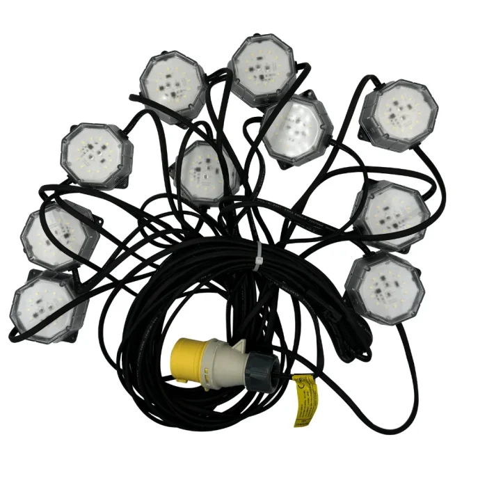 110V Festoon Lighting Kit with 10x5W LED Lights