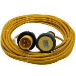 110V Extension Lead 14m 2.5mm with 16A Plug and 16A Coupler