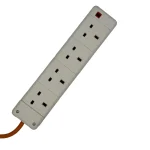 240V Caravan Extension Lead 7m 1.25mm with 16A Plug and 4x13A Sockets