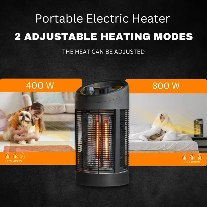 Portable Electric Infrared Oscillating Heater