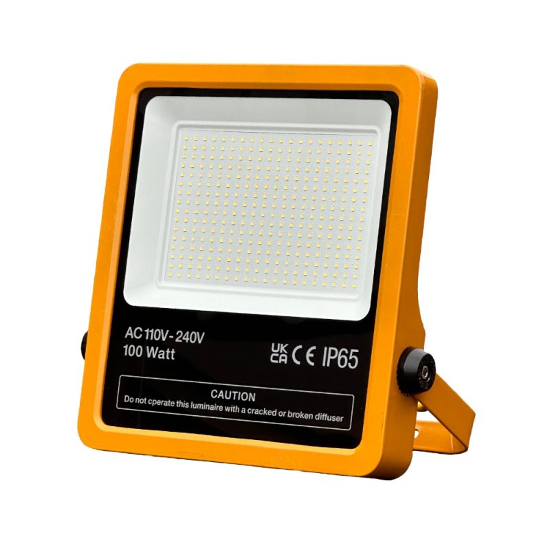 110v 100watt LED Floodlight IP65 0.5Mtr Cable